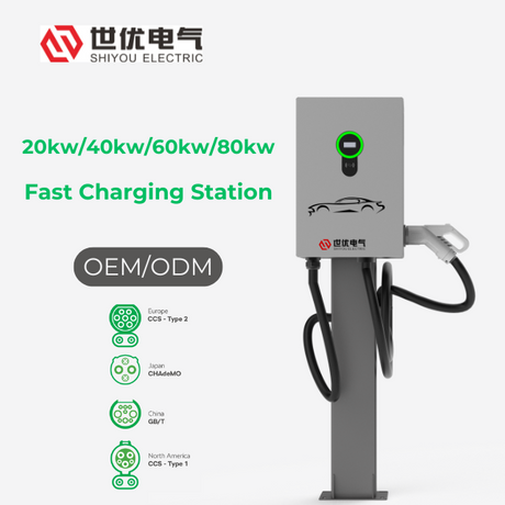 20kW 40kW 60kW 80kW Fast EV Charger