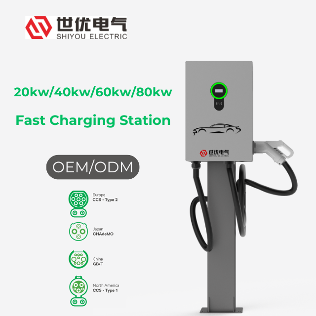 20kW 40kW 60kW 80kW Fast EV Charger